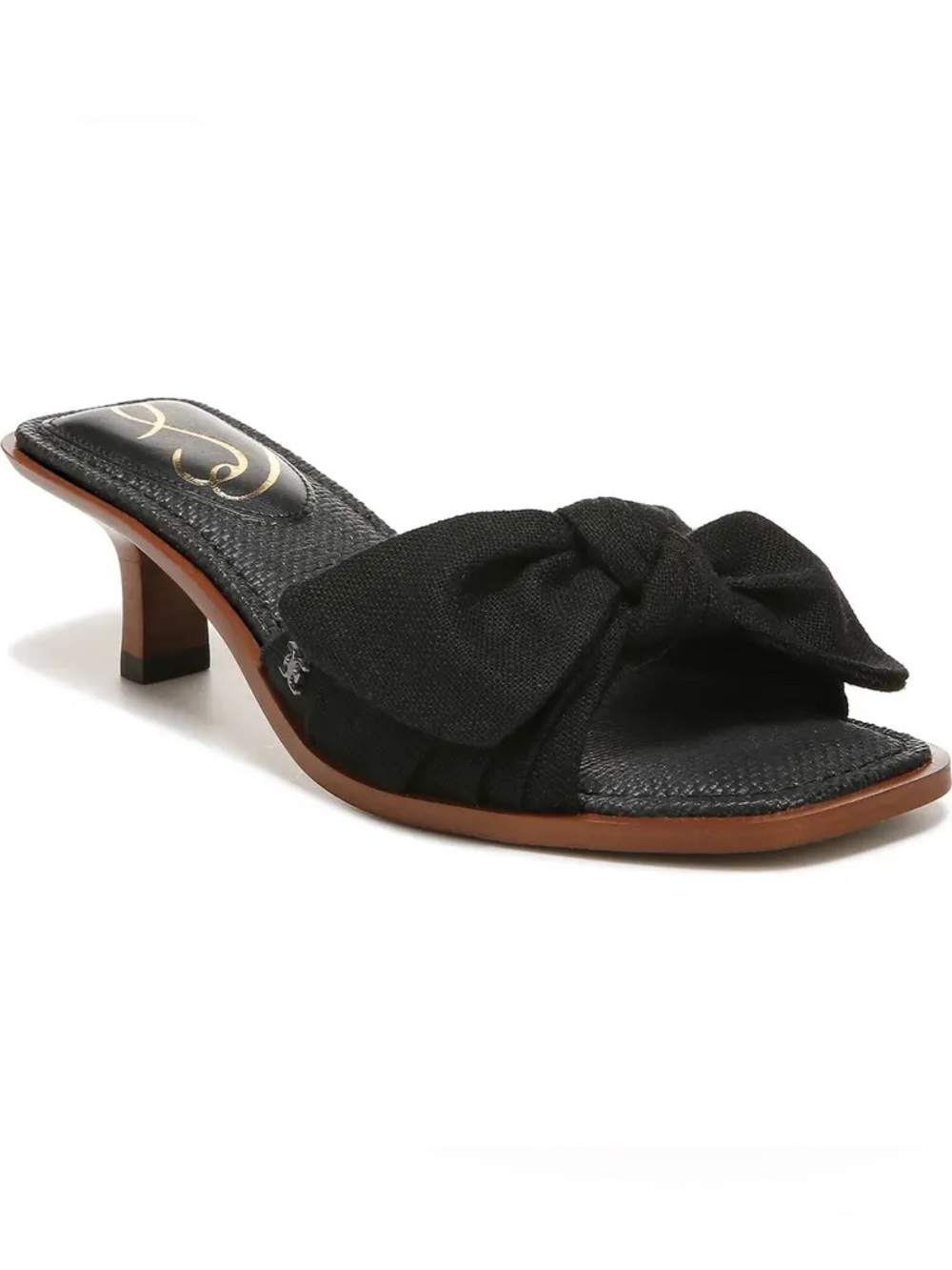 Sam Edelman Darcie Bow Kitten Heel Sandals- 9